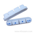 High quality data recorder switch silicone button